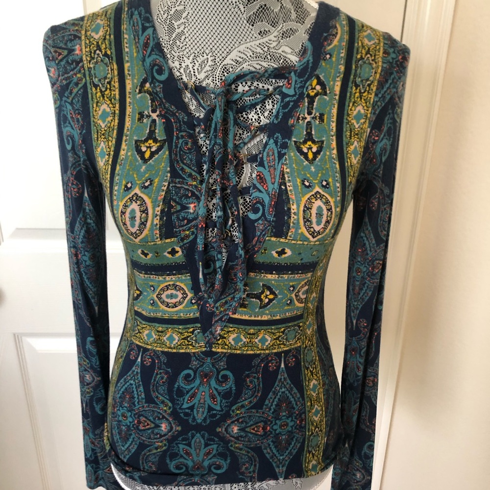 Free People printed top